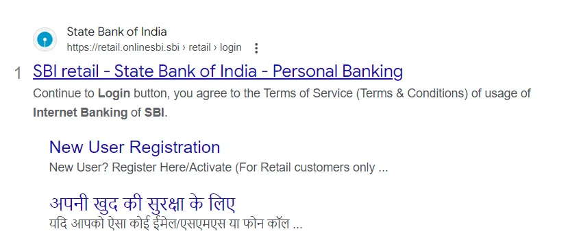 SBI Net Banking Registration online