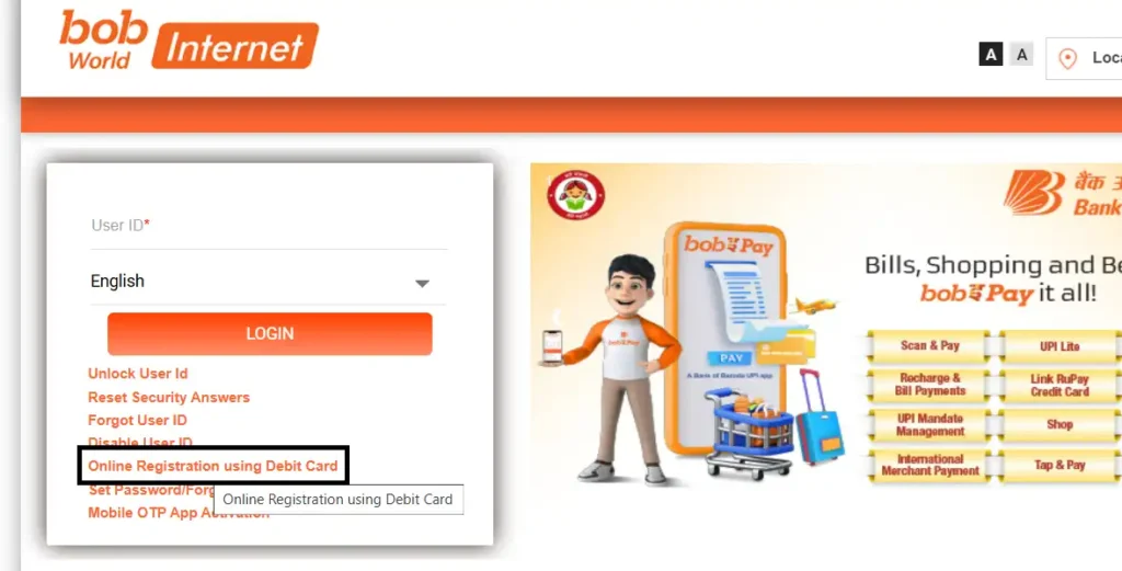 bank of baroda ka net banking registration app 